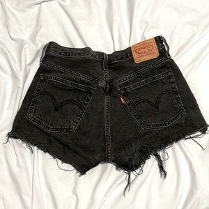 Levi’s Black 501 Shorts